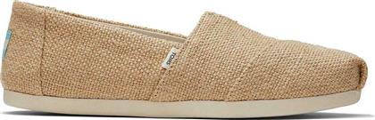 Toms Natural Burlap Cloudbound Alpargata Υφασμάτινες Γυναικείες Εσπαντρίγιες σε Μπεζ Χρώμα