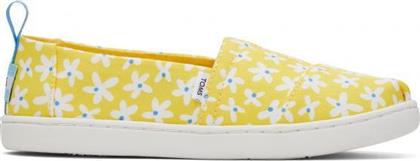 Toms Παιδικές Εσπαντρίγιες Slip-On Κίτρινες