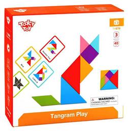 Tooky Toys Tangram Παζλ από Ξύλο για 3+ Ετών TY879 από το GreekBooks