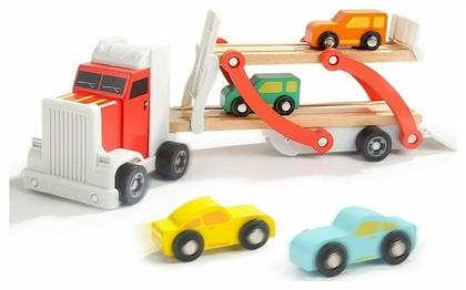 Top Bright Σετ Φορτηγό Wooden Motor Truck για 3+ Ετών από το BlablaToys