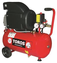 Toros EM 50/2 Μονοφασικό Κομπρεσέρ Αέρος με Ισχυ 2hp και Αεροφυλάκιο 50lt από το Esmarket