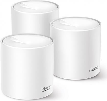 TP-LINK Deco X10 v1 Access Point Wi‑Fi 6 Dual Band (2.4 & 5GHz) σε Τριπλό Kit Λευκό