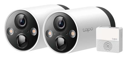 TP-LINK Tapo Ολοκληρωμένο Σύστημα CCTV Wi-Fi με 2 Ασύρματες Κάμερες 1080p