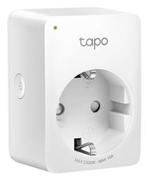 TP-LINK Tapo P110 v1 Smart Μονόπριζο με Διακόπτη Λευκό