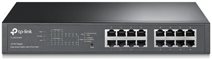 TP-LINK TL-SG1016PE v1 Unmanaged L2 PoE+ Switch με 16 Θύρες Gigabit (1Gbps) Ethernet