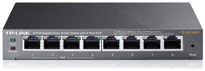 TP-LINK TL-SG108PE v1 Unmanaged L2 PoE Switch με 8 Θύρες Gigabit (1Gbps) Ethernet