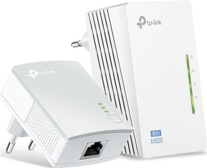 TP-LINK TL-WPA4220KIT v4 Powerline Διπλό για Ασύρματη Σύνδεση Wi‑Fi 4 και 2 Θύρες Ethernet από το e-shop