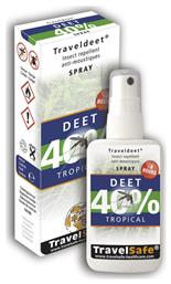 Travelsafe Travel Deet 40% Εντομοαπωθητικό Spray XL 200ml από το Esmarket