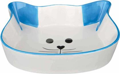 Trixie Κεραμικό Μπολ Γάτας Φαγητού & Νερού Μπλε 250ml 12cm