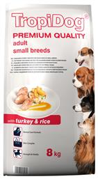 TropiDog Premium Adult Small Breeds Turkey & Rice 2.5kg