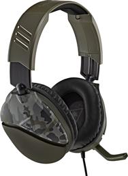 Turtle Beach Recon 70 Over Ear Gaming Headset (3.5mm) Green Camo από το e-shop