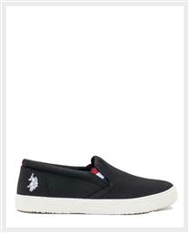 U.S. Polo Assn. Marcs 004 Ανδρικά Slip-On Μαύρα από το Parex