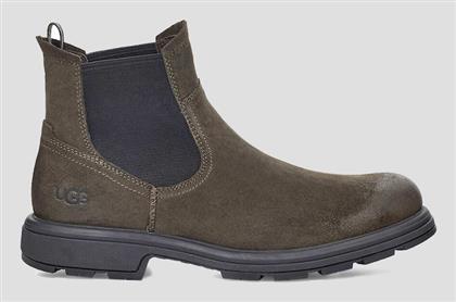 Ugg Australia Biltmore Suede Ανδρικά Chelsea Μποτάκια Αδιάβροχα Dark Olive