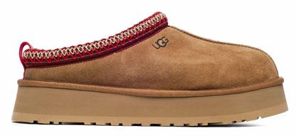 Ugg Australia Tazz Slipper Κλειστές Γυναικείες Παντόφλες Με γούνα Chestnut