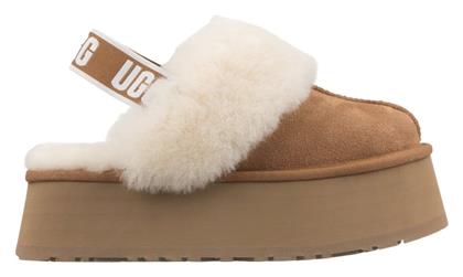 Ugg Australia Χειμερινές Γυναικείες Παντόφλες σε Καφέ Χρώμα από το ProjectShops