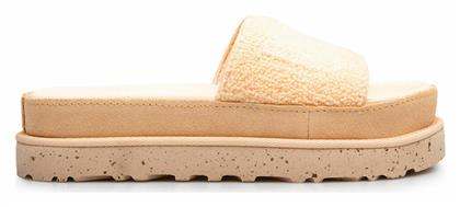 Ugg Australia Laton Δερμάτινα Γυναικεία Σανδάλια Nude από το Z-mall