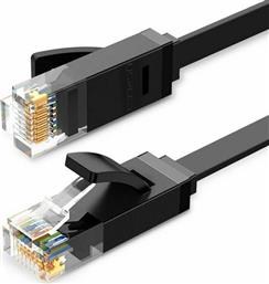 Ugreen Flat U/UTP Cat.6 Καλώδιο Δικτύου Ethernet 2m Μαύρο από το e-shop