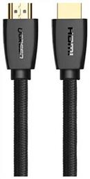 Ugreen HDMI 2.0 Braided Cable HDMI male - HDMI male 1.5m Μαύρο