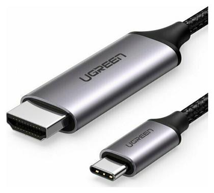 Ugreen HDMI 2.0 Braided Cable HDMI male - USB-C male 1.5m Μαύρο από το Public