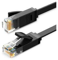 Ugreen NW102 Flat U/UTP Cat.6 Καλώδιο Δικτύου Ethernet 1m Μαύρο από το e-shop