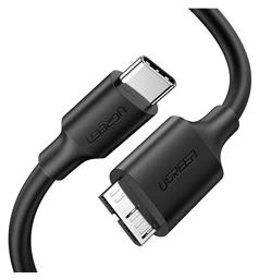 Ugreen Regular USB 3.0 Cable USB-C male - micro USB-B male Μαύρο 1m (20103)