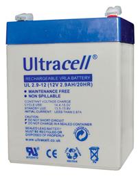 Ultracell UL 2.9-12 Μπαταρία UPS με Χωρητικότητα 2.9Ah και Τάση 12V