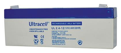 Ultracell UL2.4-12 Μπαταρία UPS με Χωρητικότητα 1.3Ah και Τάση 12V από το e-shop