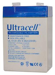 Ultracell UL4.5-6 Μπαταρία UPS με Χωρητικότητα 4.5Ah και Τάση 6V