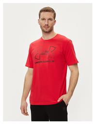 Under Armour Ανδρικό T-shirt Κοντομάνικο Κόκκινο από το MybrandShoes