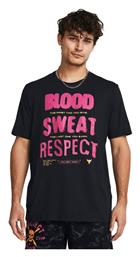 Under Armour Ανδρικό T-shirt Κοντομάνικο Μαύρη από το Zakcret Sports