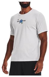 Under Armour Ανδρικό T-shirt Λευκό με Στάμπα από το Z-mall