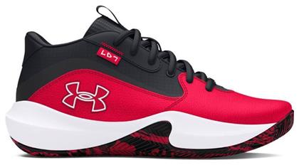 Under Armour Αθλητικά Παιδικά Παπούτσια Μπάσκετ GS Lockdown 7 Κόκκινα από το E-tennis