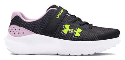 Under Armour Αθλητικά Παιδικά Παπούτσια Running Surge 4 Μαύρα από το Zakcret Sports