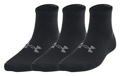 Under Armour Αθλητικές Παιδικές Κάλτσες Μακριές Essential Qtr Yth Unisex Μαύρες 3 Ζευγάρια από το Z-mall