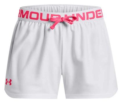 Under Armour Αθλητικό Παιδικό Σορτς/Βερμούδα Play Up Solid Λευκό