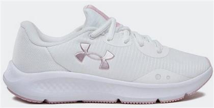 Under Armour Charged Pursuit 3 Tech Γυναικεία Αθλητικά Παπούτσια Running White / Prime Pink από το E-tennis