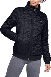 Under Armour ColdGear Reactor Performance Κοντό Γυναικείο Puffer Μπουφάν για Χειμώνα Μαύρο από το Z-mall