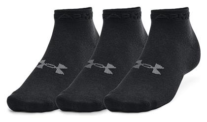 Under Armour Essentials Αθλητικές Κάλτσες Μαύρες 3 Ζεύγη