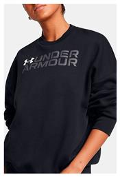 Under Armour Γυναικεία Μπλούζα Βαμβακερή Μακρυμάνικη Μαύρο από το Karakikes