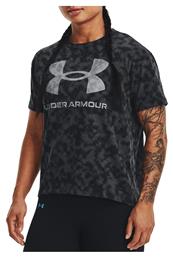 Under Armour Γυναικείο Αθλητικό T-shirt Μαύρο