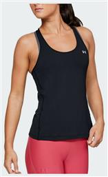 Under Armour HeatGear Racer Γυναικεία Αθλητική Βαμβακερή Μπλούζα Αμάνικη Μαύρη από το SportsFactory