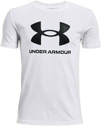 Under Armour Παιδικό T-shirt Λευκό από το Cosmos Sport