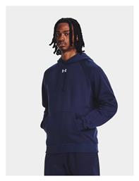 Under Armour Rival Φούτερ Navy Μπλε με Κουκούλα