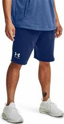 Under Armour Rival Terry Αθλητική Ανδρική Βερμούδα Navy Μπλε