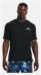 Under Armour Rush Energy Ανδρικό T-shirt Κοντομάνικο Μαύρο από το Cosmos Sport