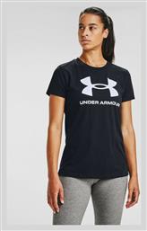Under Armour Sportstyle Graphic Γυναικείο Αθλητικό T-shirt Fast Drying Μαύρο