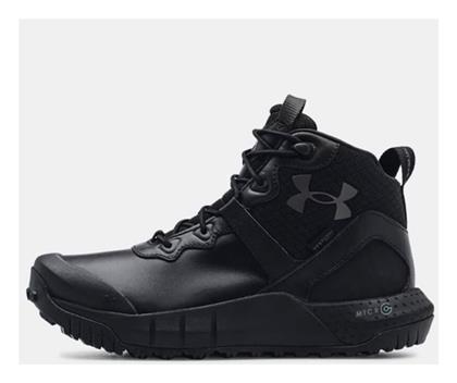 Under Armour Στρατιωτικά Άρβυλα WMG Valsetz Mid LTHR WP W σε Μαύρο Χρώμα