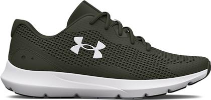 Under Armour Surge 3 Ανδρικά Αθλητικά Παπούτσια Running Baroque Green / White