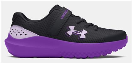 Under Armour Surge 4 Αθλητικά Παιδικά Παπούτσια Running με Σκρατς Μωβ