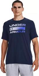 Under Armour Team Issue Wordmark Ανδρικό Αθλητικό T-shirt Κοντομάνικο Navy Μπλε